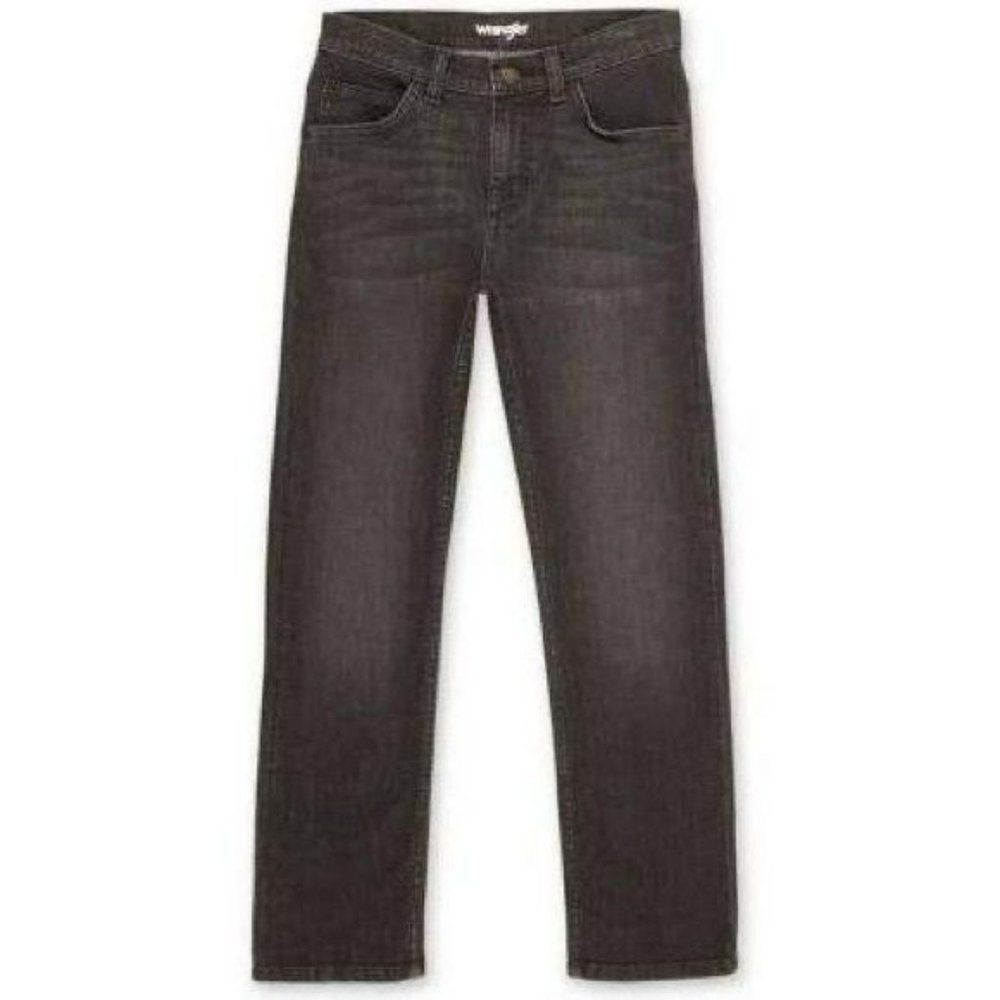 Wrangler Boy's Black Wash‎ Slim Denim 6BCBWAB Blue Jeans Size 12